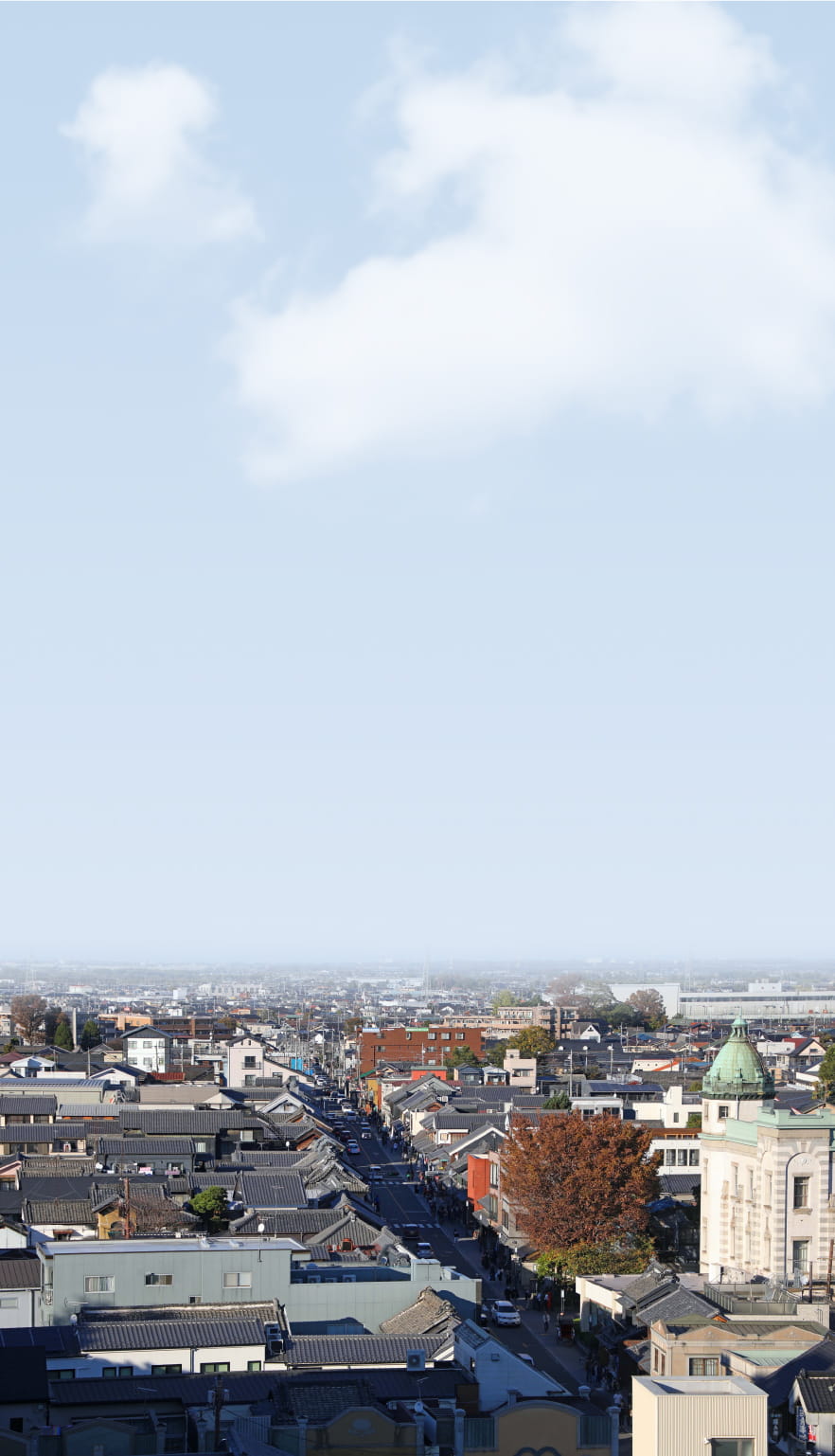 川越の街並みの写真